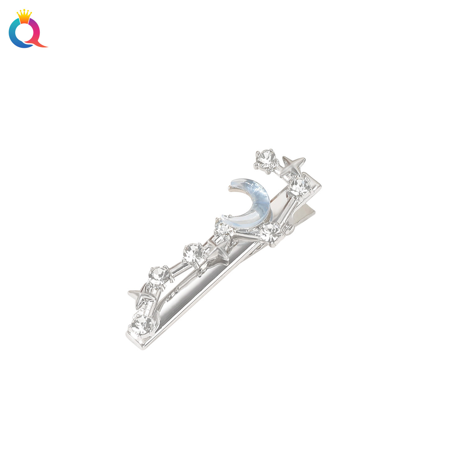 Qiyue Cute hair clips, starry duckbill clips, small creative grab clips, bangs side clips, elegant hair clips and hair accessories wholesale Item Picture