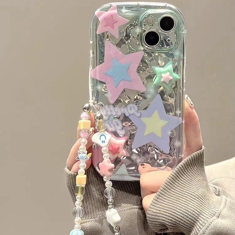 Double-layer heart-shaped star diy accessories, cream-style handmade hair ornaments, hair clips, accessory materials, mobile phone cases, resin accessories Application Scenario