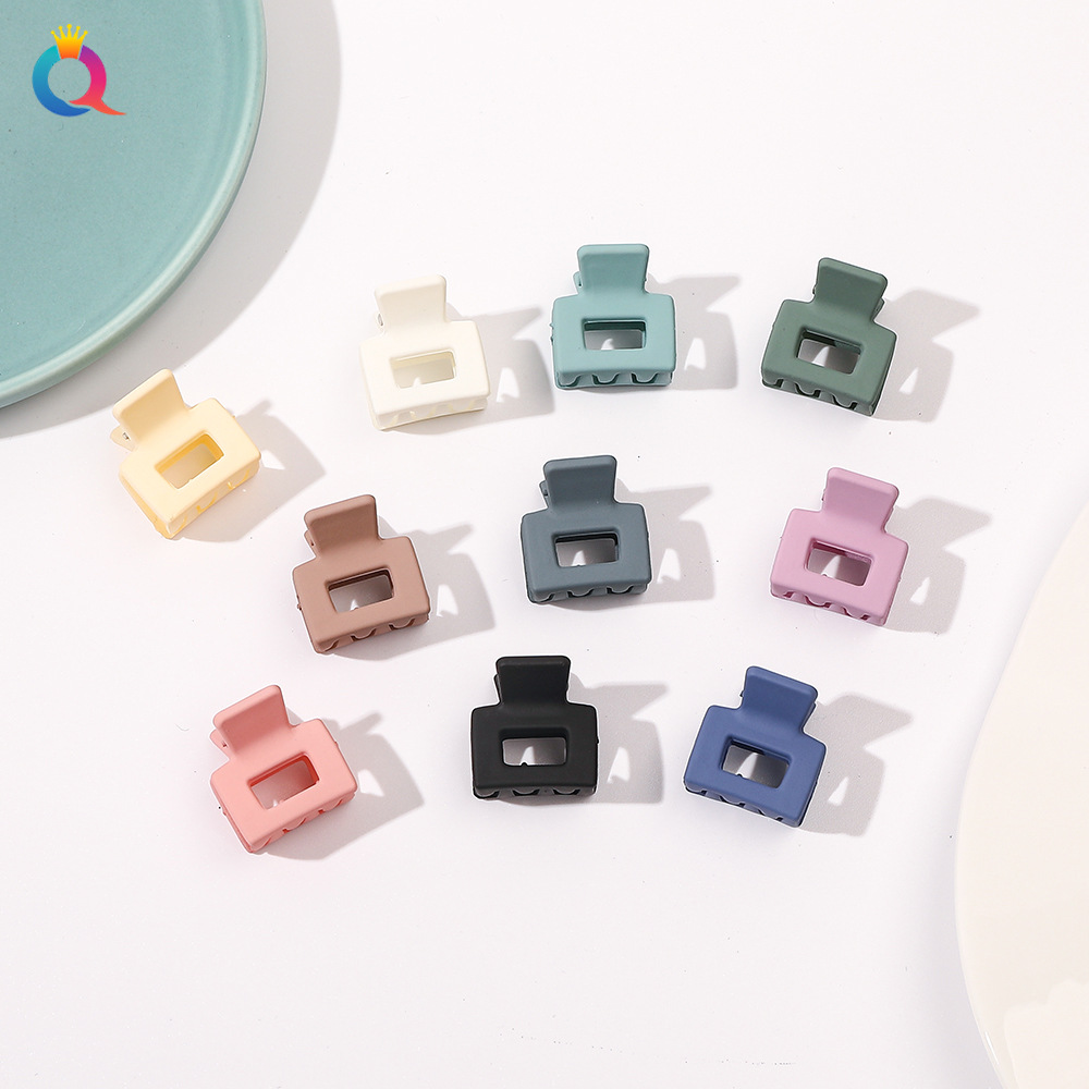Qiyue Cross-border Amazon Mini 2cm hair clip, small hair gripper, hair clipper, bun claw, bangs clip, hair accessory full figure