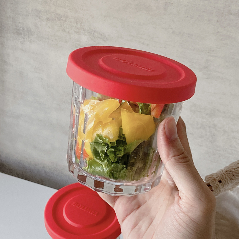 Bolimei glass storage jars for roasting tea around a stove, festive souvenirs, sealed snack jars, and refrigerator storage jars Specification drawing