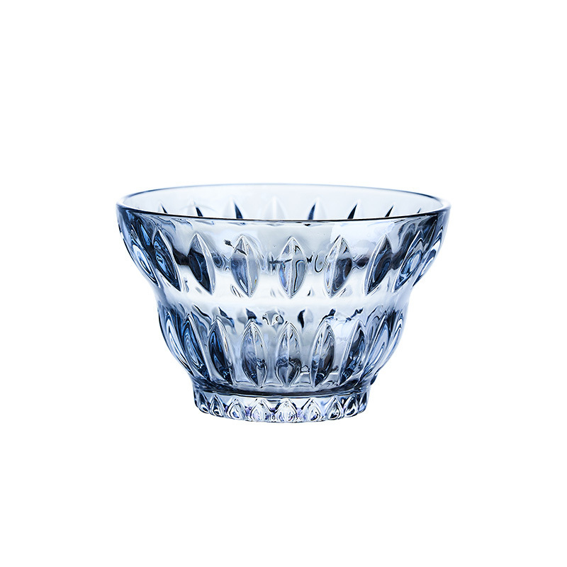 Dessert glass bowl, ice cream bowl, fruit yogurt ice cream bowl, exquisite internet-famous glass salad bowl, snack bird's nest bowl Item Picture