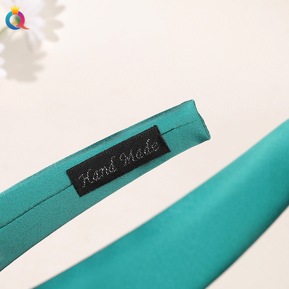 Qiyue Korean wide edge solid color hair band, high-end high head top headband, face wash hair hole, hair clip, hair accessory wholesale Specification drawing