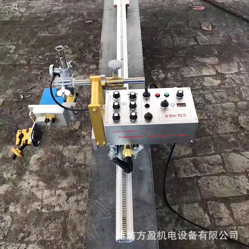 Straight seam and straight track automatic welding trolley, fillet welding, vertical vertical welding, small climbing trolley, flat welding, horizontal welding, semi-automatic intelligent Specification drawing