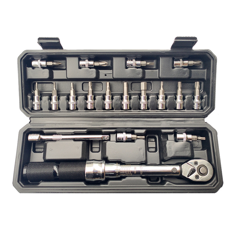 Bicycle torque wrench set 2-20NM 1/4 ratchet socket torque wrench factory direct sales undefined