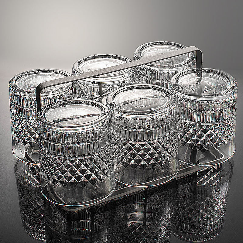 European-style high-end glass cups, home bars, KTVS, hotels, foreign wine glasses, spirits glasses, large beer glasses, whisky glasses Application Scenario