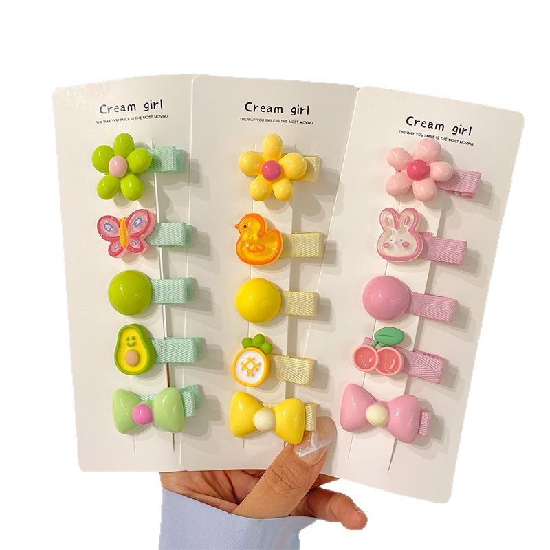 Baby girl hair clips, dopamine cute baby clips, infant and toddler small hair clips, children's hair clips, girls' hair clips Item Picture