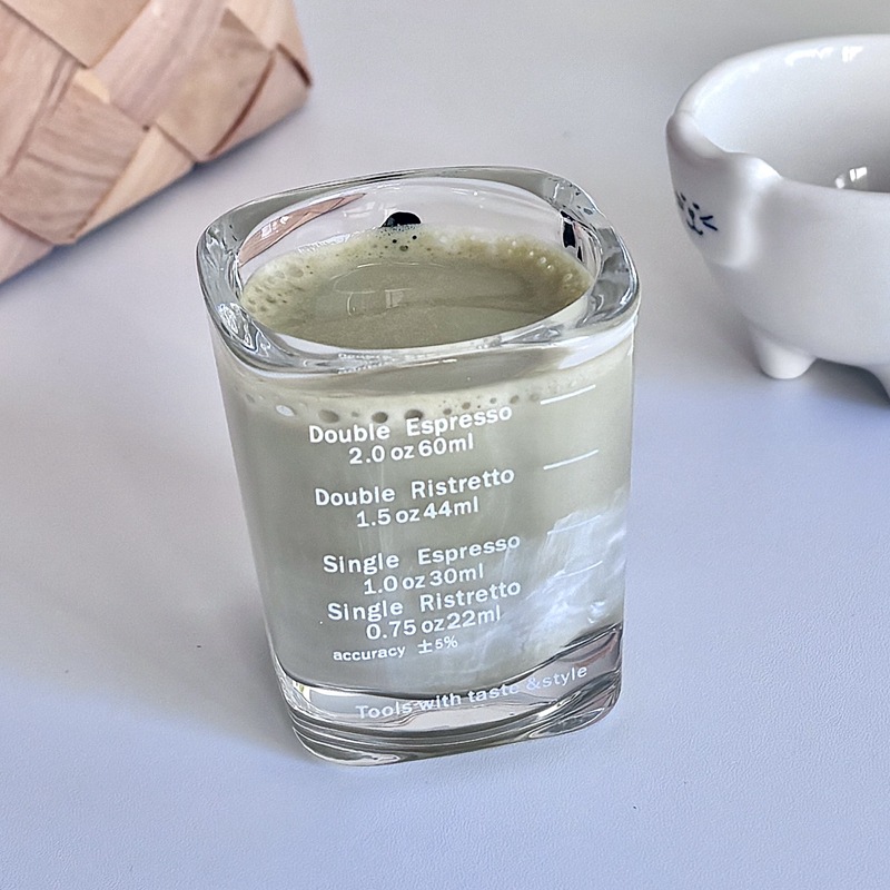 Customized glass bite-ounce cups, Italian espresso cups, Korean household couple water cups details Picture