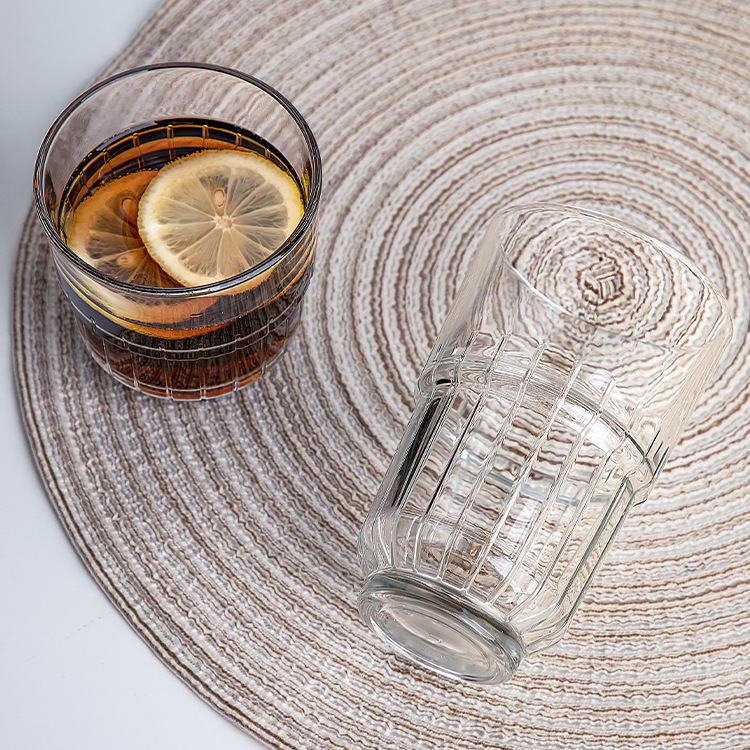 Lynk & Co series stackable glass cups, beer mugs, beverage cups, tea cups, coffee cups, water cups and milk cups Specification drawing