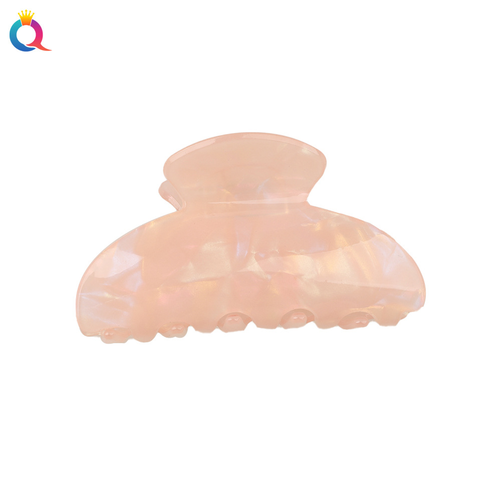 Qiyue Cross-border Fashion PVC hair clips with a high-end feel, shark clips, acrylic grabbers, and wholesale hair styling accessories Item Picture