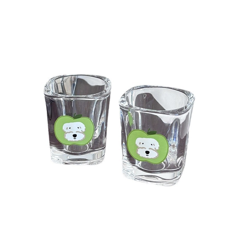 Customized glass bite-ounce cups, Italian espresso cups, Korean household couple water cups Item Picture