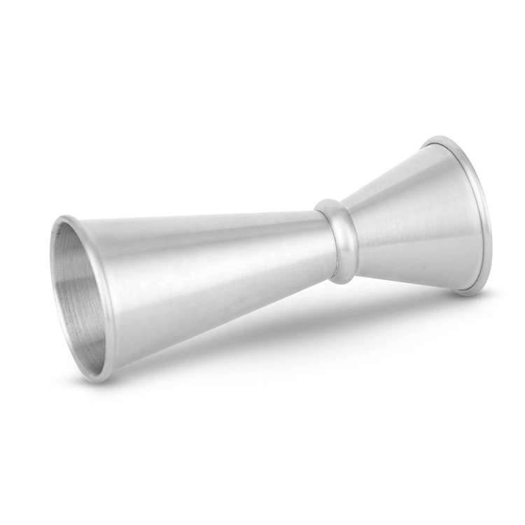 Cross-border best-selling stainless steel double-headed measuring cups for beverage mixing, bar measuring glasses, scale mixing tools, and mixing glasses Item Picture