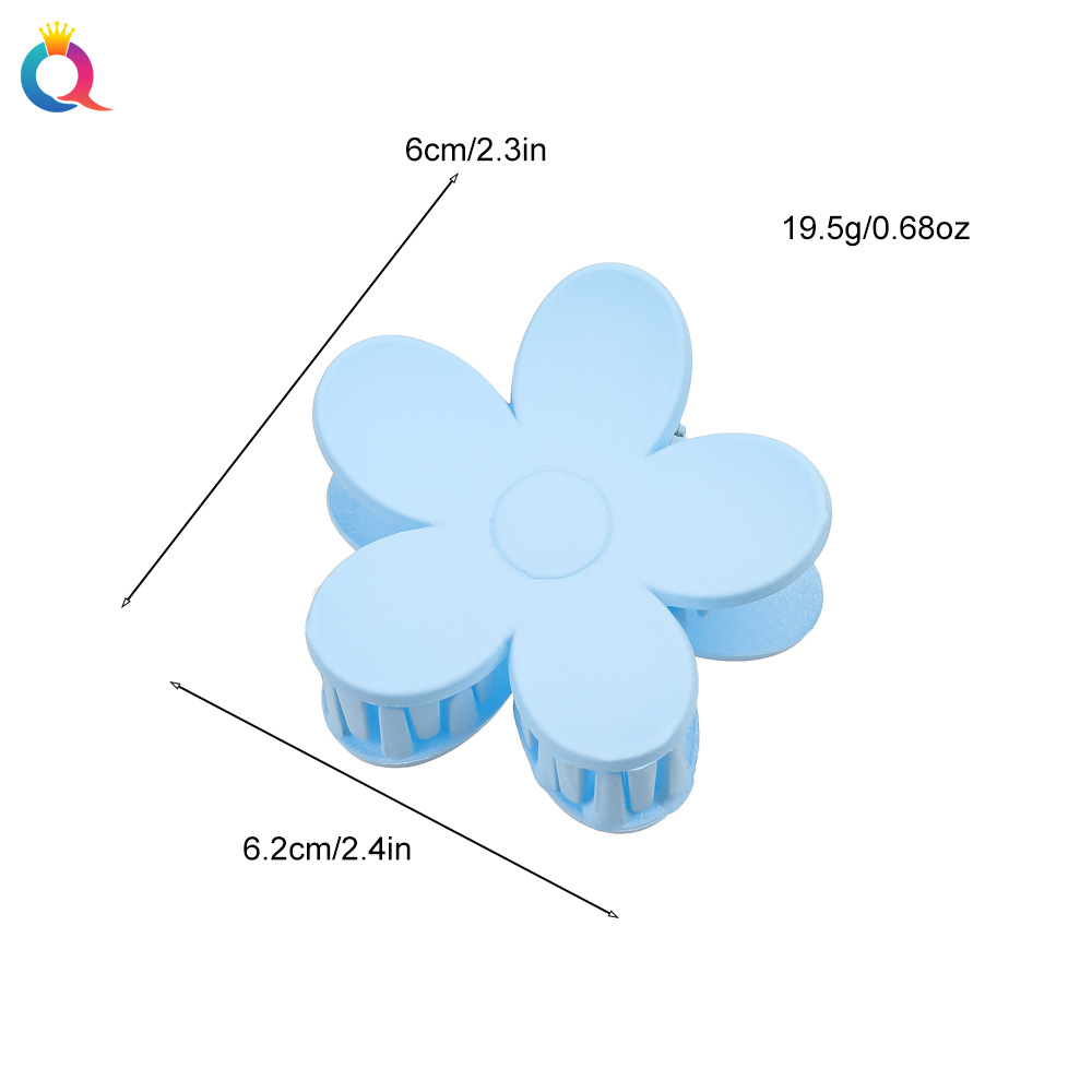 Qiyue frosted sweet flower hair clips for women, high-end updo hair clips, shark hair clips, hair clips, hair accessories wholesale Application Scenario