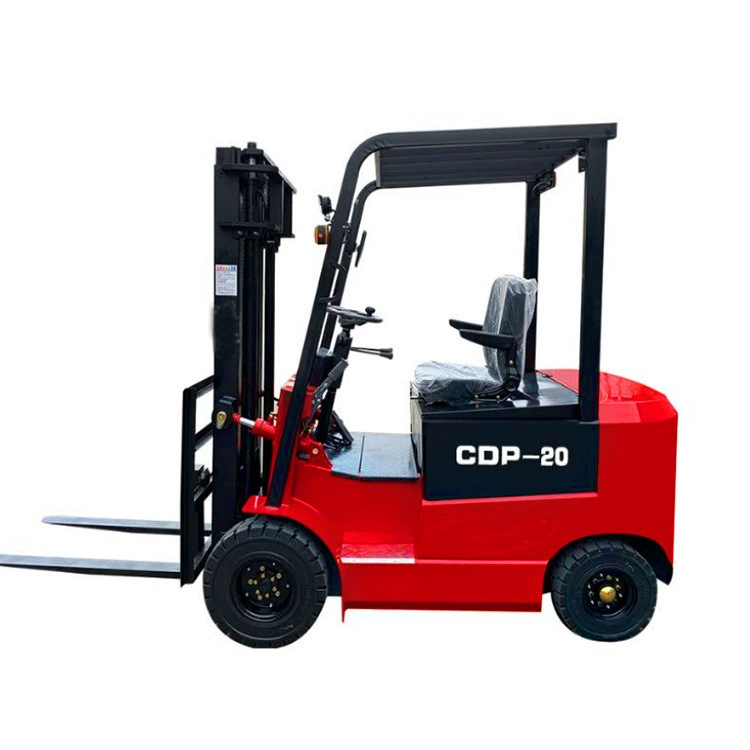 Cross-border electric forklifts for foreign trade, 2-ton new energy forklifts, 3-ton and 4-ton ride-on four-wheel electric forklifts undefined
