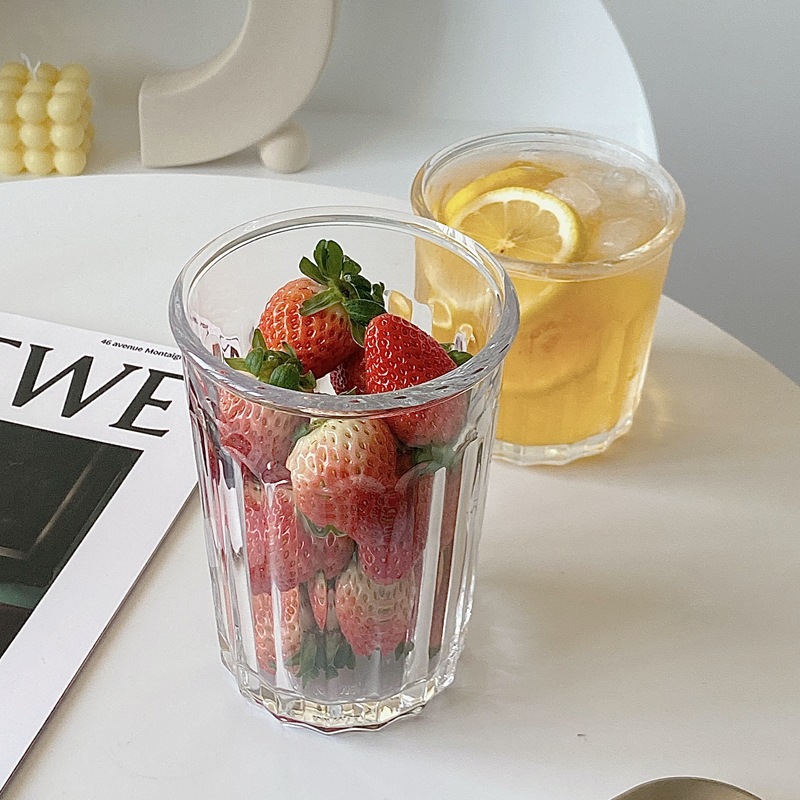 Bolimei Korean InS-style large-capacity glass cups, cold brew coffee cups, glass cups wholesale, milk cups Application Scenario