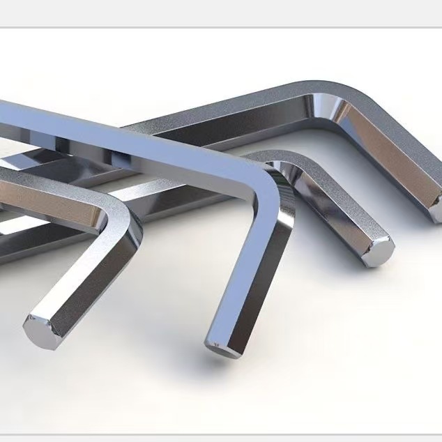 Factory stock of 2mm to 6mm hex socket wrenches, 45 steel nickel-plated hex socket wrenches, L-shaped hex socket wrenches Application Scenario