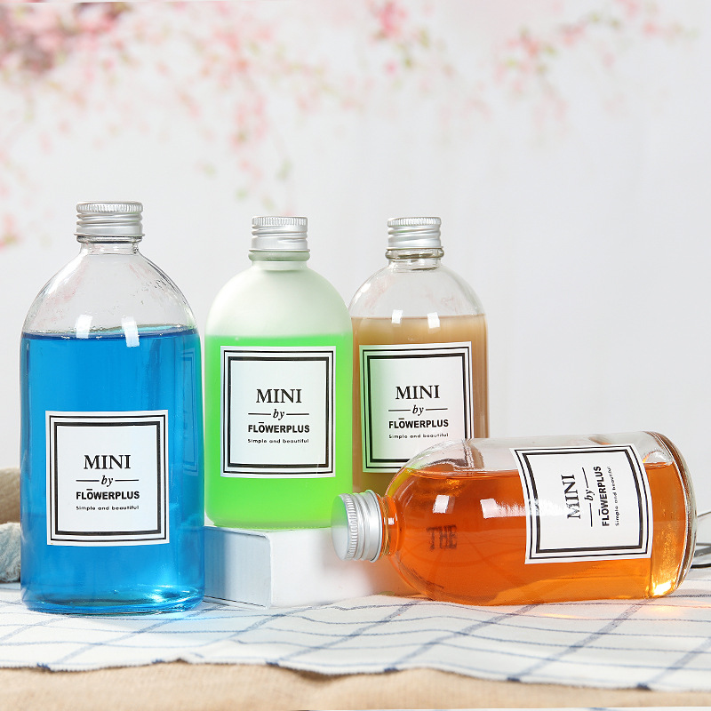 Wholesale of 500ml cold drink fruit wine tea bottles with aluminum caps, juice and salt water bottles of the same style as the popular ones details Picture