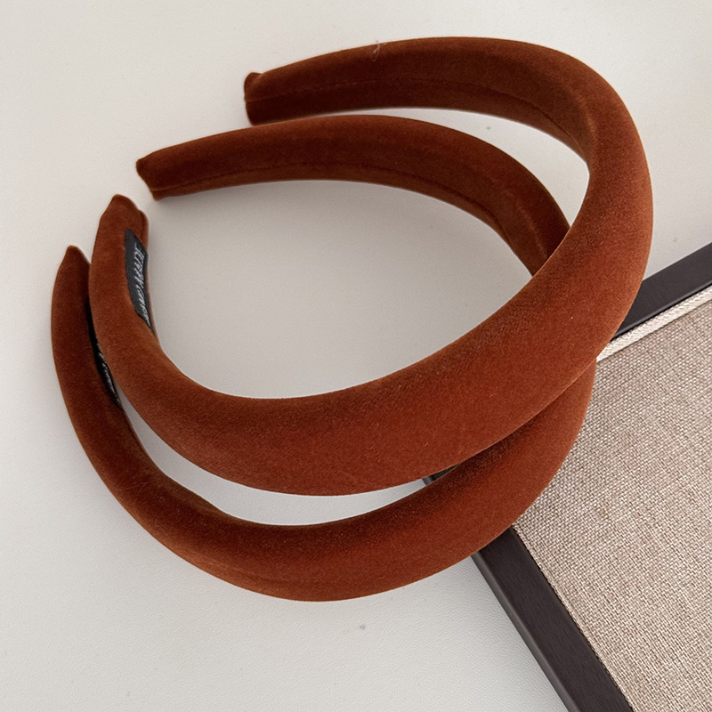 Super whitening ~ Korean caramel-colored hair band, a new bestseller in 2025, high-end hair accessory, hairpin, headband, hair tie and headband Application Scenario