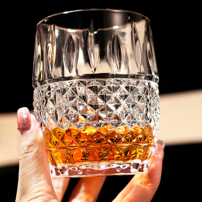 Amazon wholesale European-style wine glasses, whisky glasses, bar and KTV creative thickened foreign wine glasses, beer glasses and water glasses Specification drawing