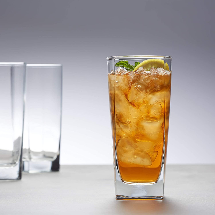 Green apple transparent glass cups, beer mugs, juice cups, beverage cups, milk cups, water cups wholesale with logo printing Item Picture