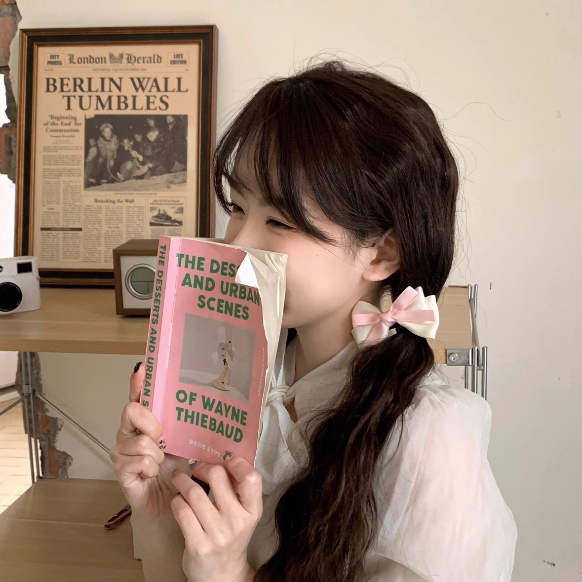 The "Fugitive Princess" three-dimensional ribbon bow small hair clip with a high-end feel. The bow bangs on the side with a duckbill clip hair accessory Specification drawing