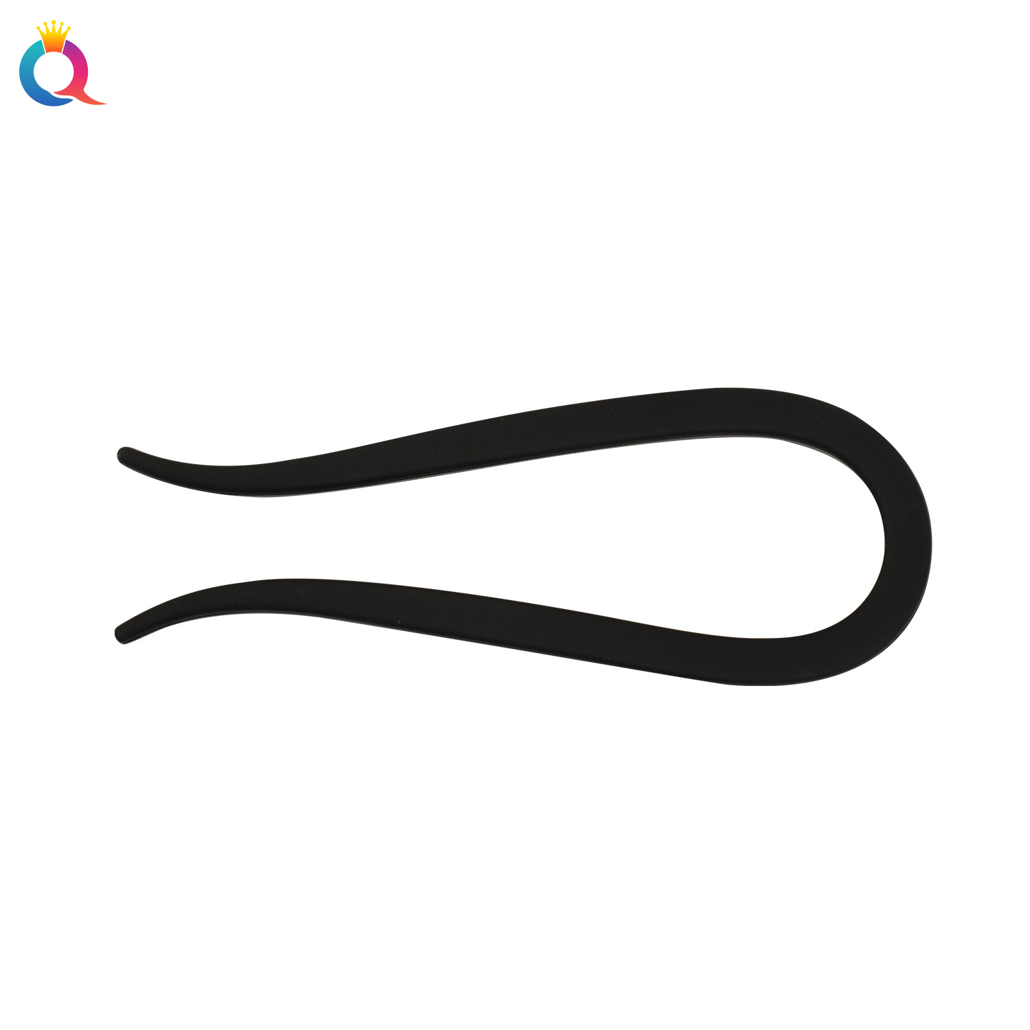 Qiyue PC High-end U-shaped hairpin, simple hairpin, women's bun bun hair accessory, sheep horn comb hair accessory wholesale Item Picture