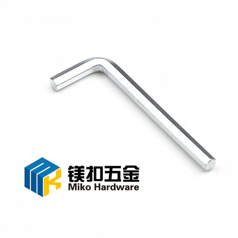 Quick straight socket L-shaped wrench, simple installation socket wrench, hex key Specification drawing