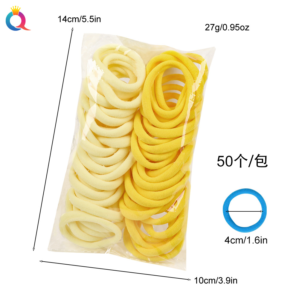 Qiyue bagged hair bands, high-elasticity towel bands, hair ties, hair bands, ins high appearance level hair ties and hair accessories wholesale Application Scenario