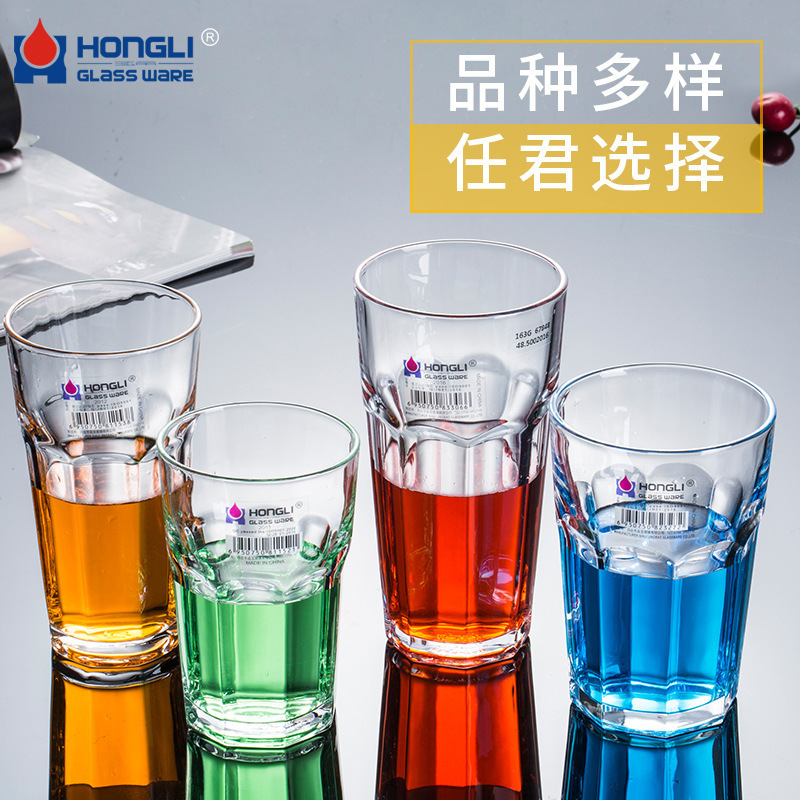 Xinmei wholesale tempered glass cups, octagonal cups, beer mugs, spirits and whisky cups for bars, KTVS and hotels Specification drawing