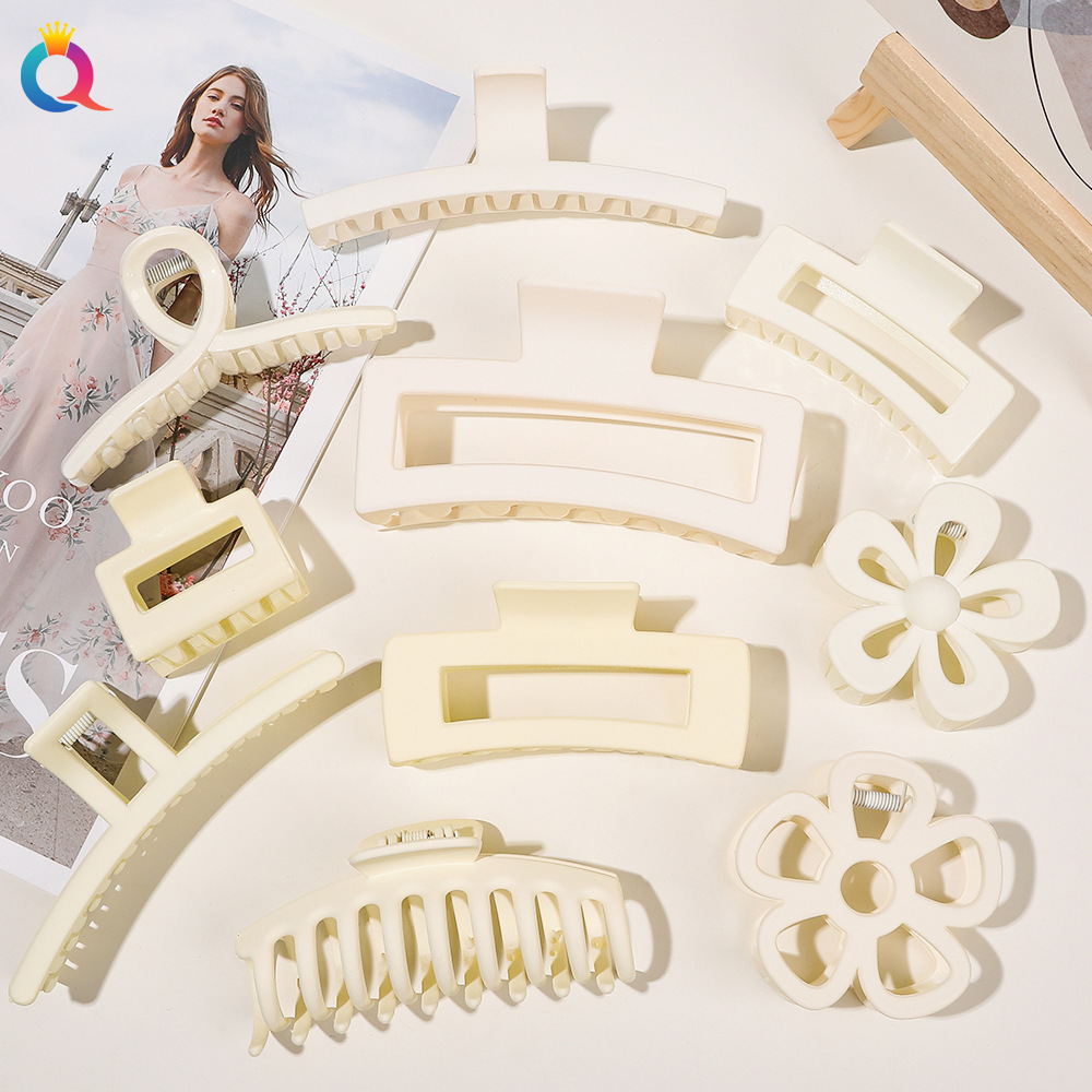 Qiyue Cross-border Large Hair clips, ins shark clips, cute hairpins, hair grabbers, hair clip clips, hair accessories wholesale Specification drawing