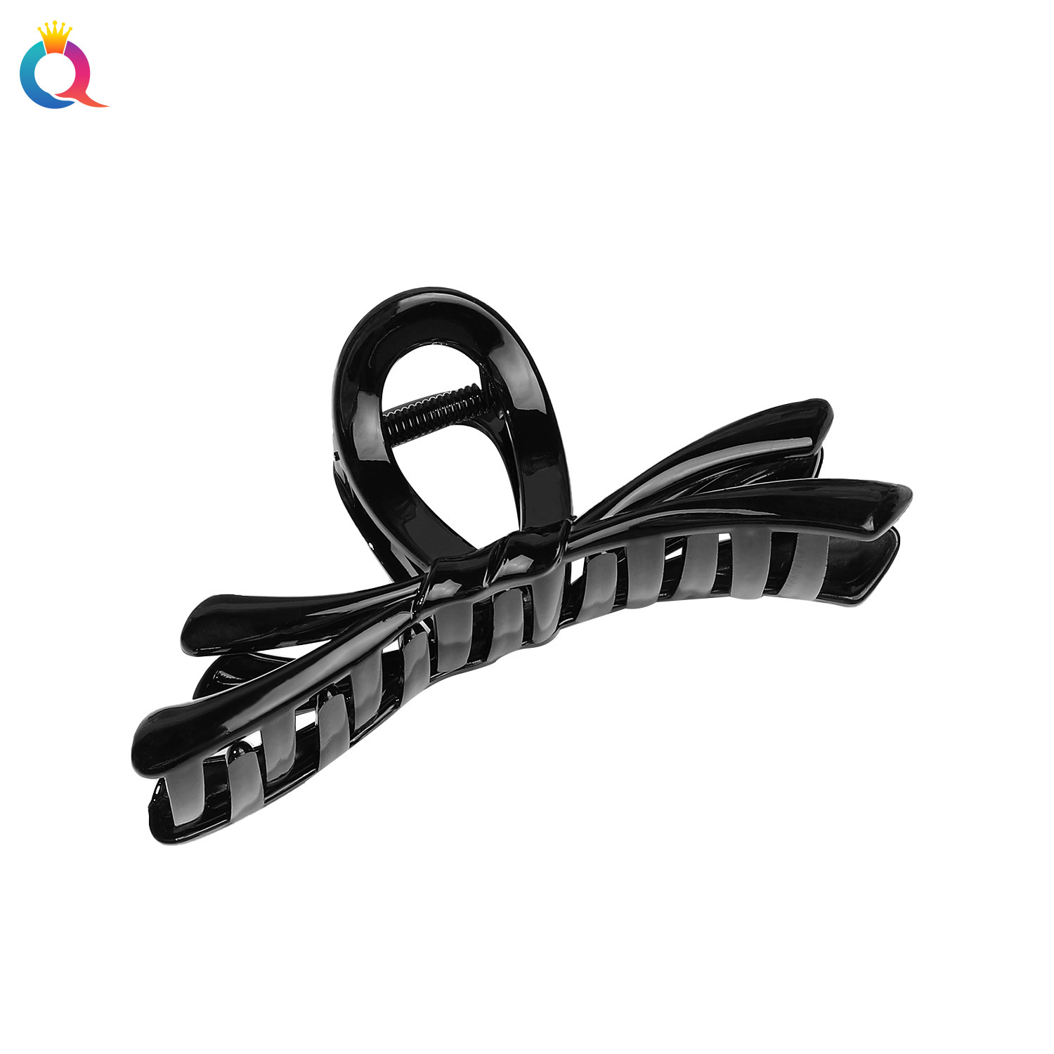 Qiyue Cross-border bow tie Hair clips, hair curls, hair grabbers, summer fashion and high-end style, shark clips for the back of the head, hair accessories wholesale Item Picture