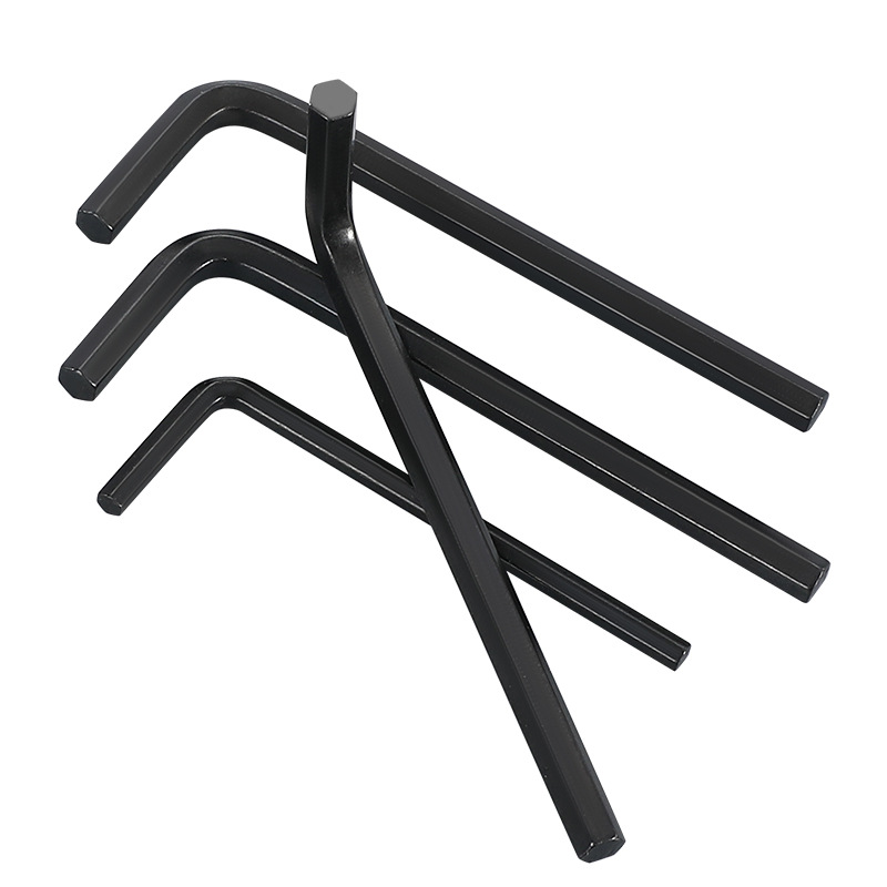 For cross-border use, inch American-made hexagon wrench, blackened flat head hexagon wrench, nickel-plated British standard Allen wrench Item Picture
