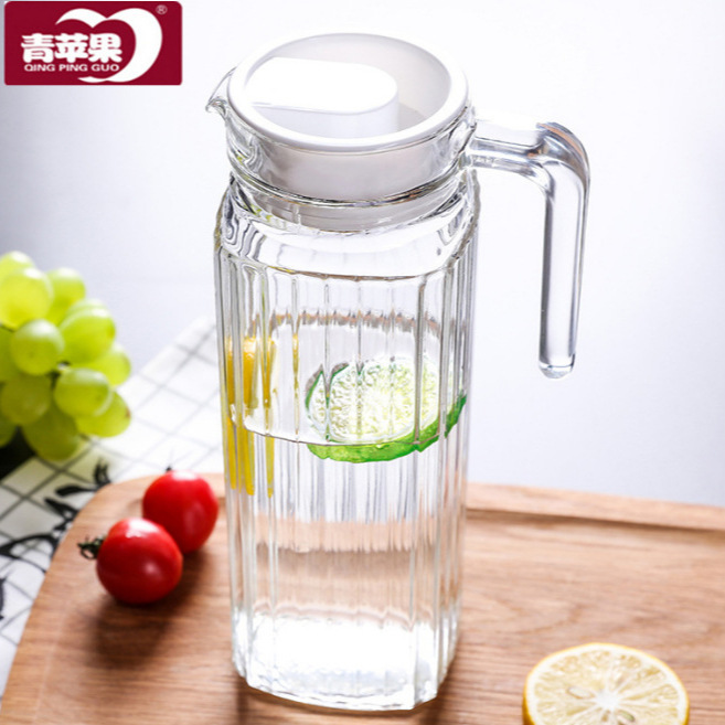 Wholesale of large-capacity cold water kettles for green apples, juice kettles for hotels and restaurants, household water kettles, and household water appliance sets details Picture