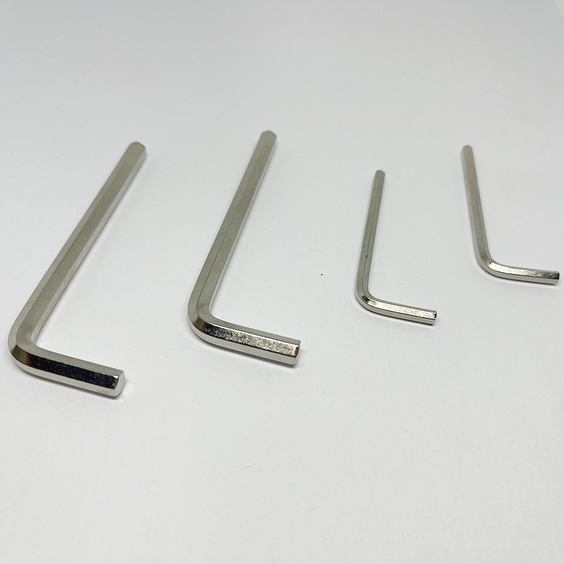 Galvanized hex socket wrench, 7-shaped wrench, T-shaped flat head hex socket wrench M1.5/M12, disposable furniture 6 details Picture