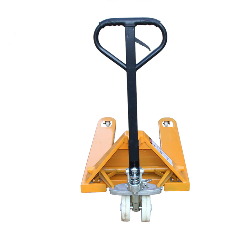 Factory wholesale labor-saving 2T manual hydraulic pallet truck, warehouse handcart, trailer, lifting pallet truck, great vehicle Item Picture
