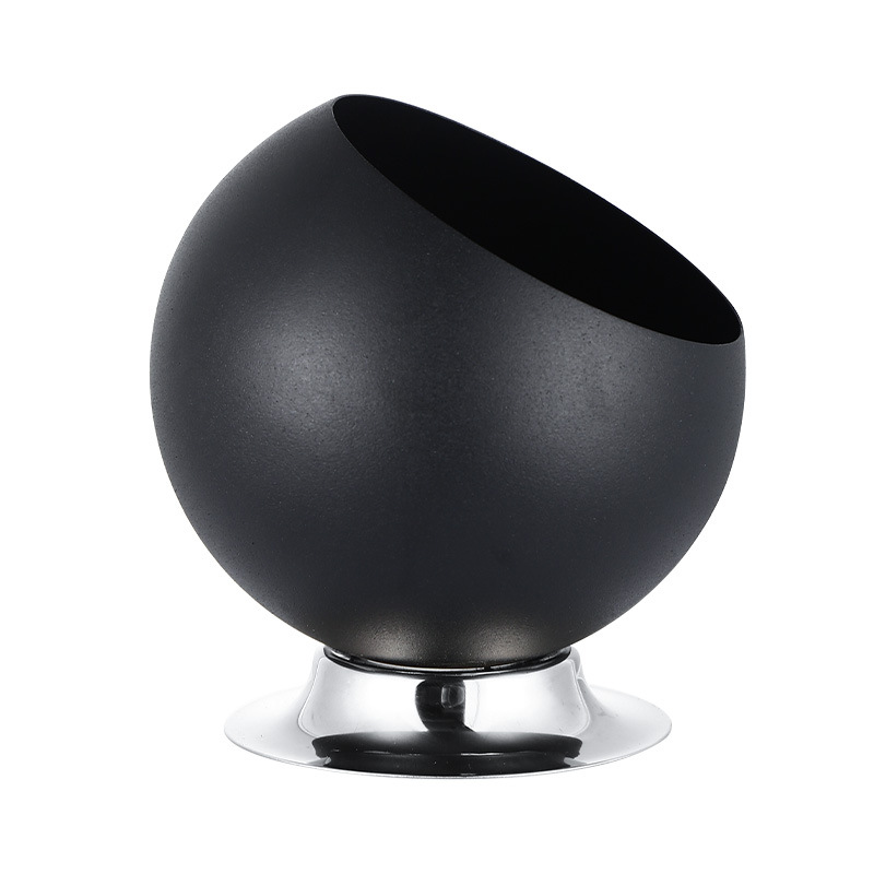 Stainless steel desktop trash can, billiard hall ashtray, countertop fruit peel storage bucket, creative bar, KTV ashtray Item Picture