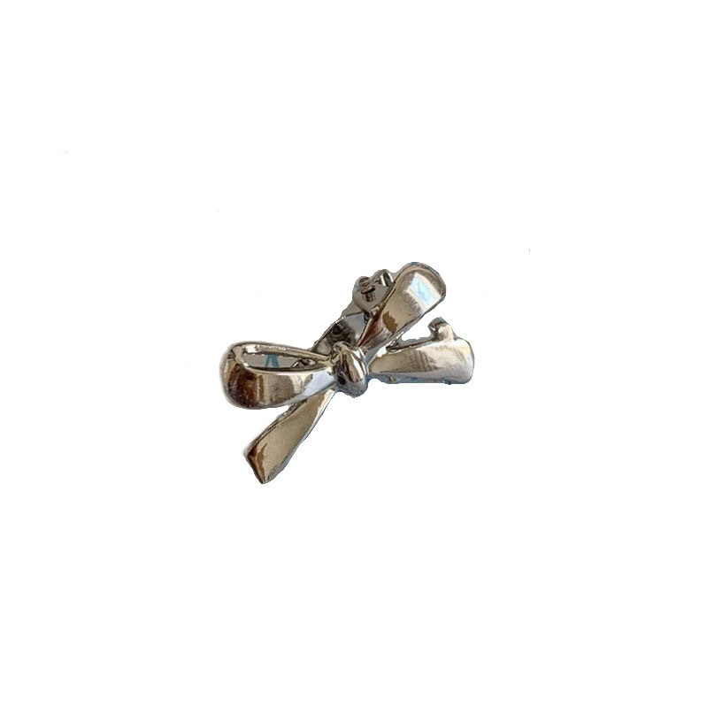 Metal bow hair clips, sweet and cool girl's small bangs clips, hair clip edge clips, broken hair clips, fresh and cute duckbill clips Item Picture