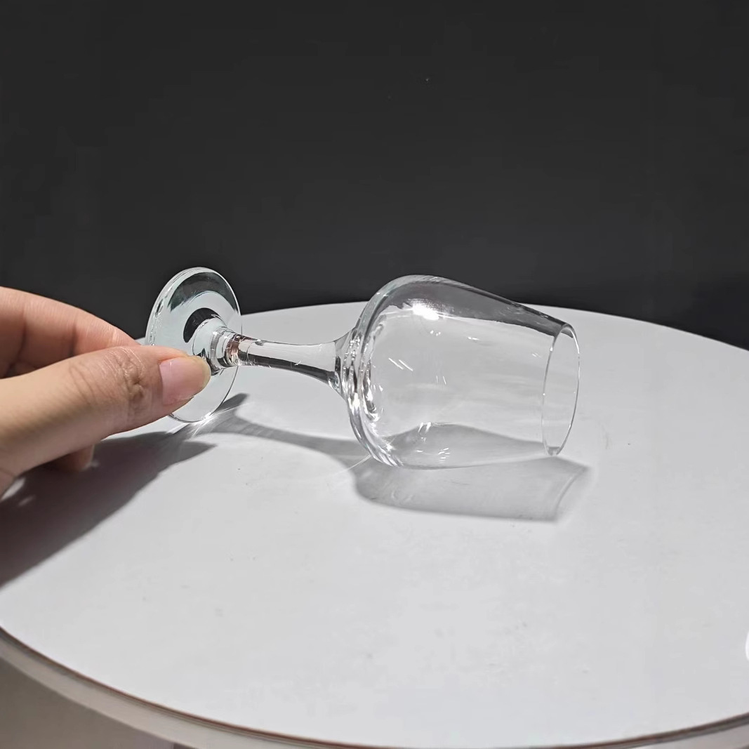 Tasting wine glasses: International crystal glass wine glasses, tulip wine glasses, 50ML, one ounce or two white wine glasses, tall wine glasses Specification drawing