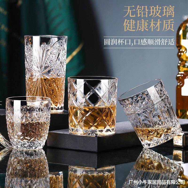 Whisky, European-style household spirits, beer, personalized creativity, high-end glass spirits, cocktails full figure