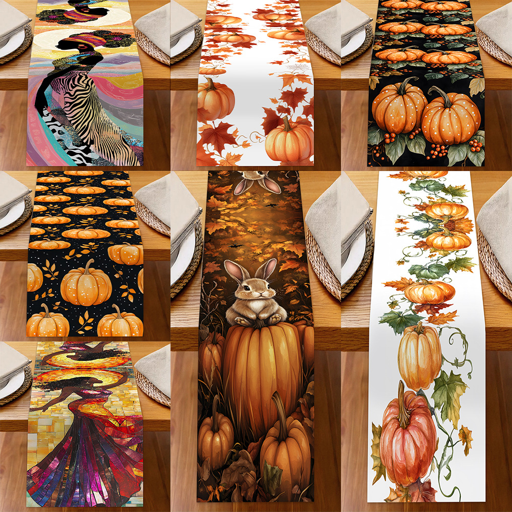 Waterproof and oil-proof European-style printed tablecloth details Picture