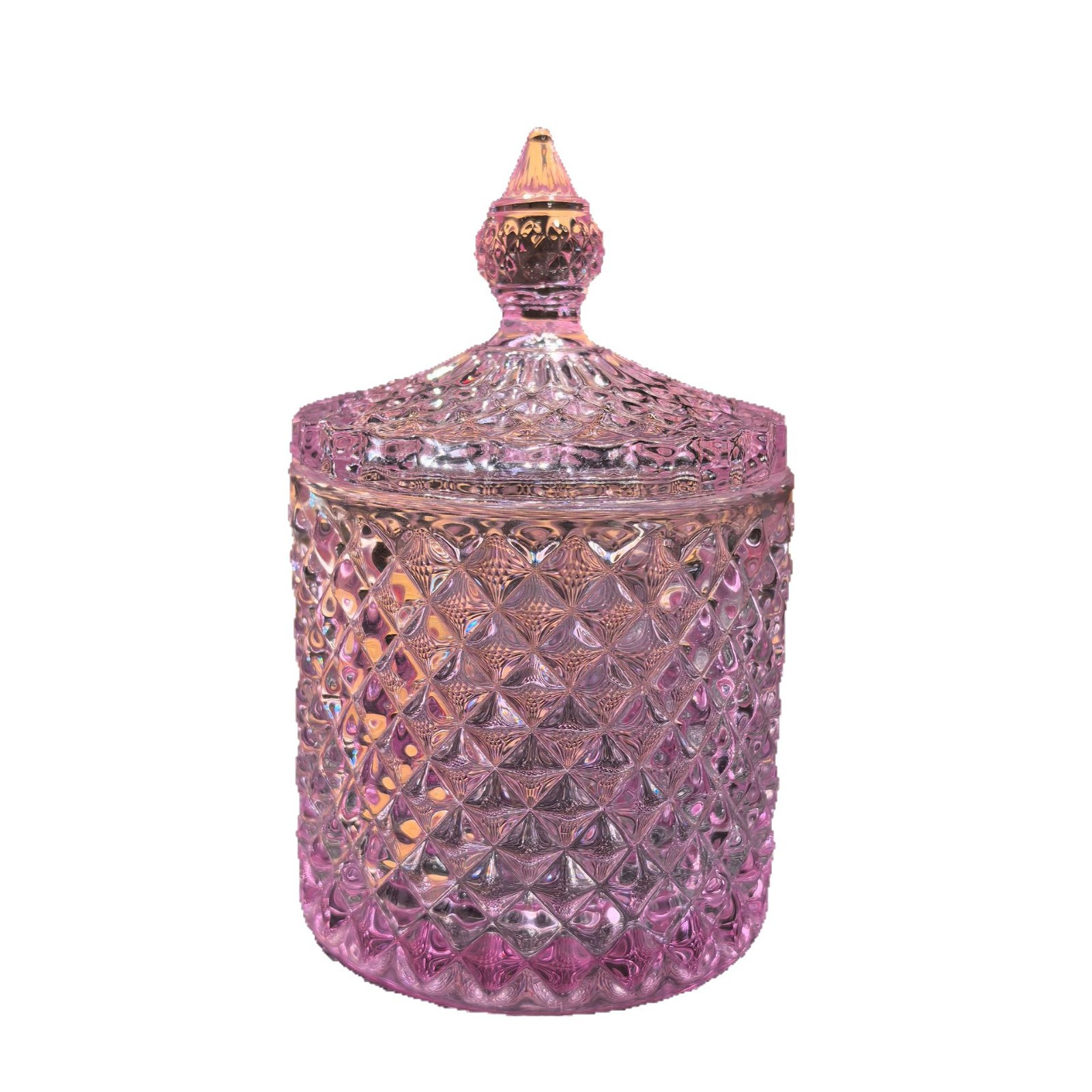 Ins-style household glass jars, scented candle jars, candy jars, storage ornaments, jewelry jars, crystal demagnetization jars Item Picture