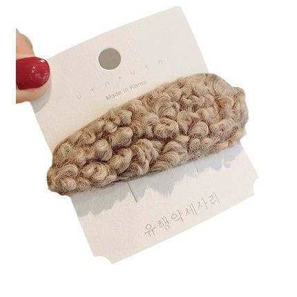 Autumn and winter hair clips, 1-yuan bulk goods, girls' hair clips, diy hair accessories, headwear, 1-yuan small commodities, hair clips, plush hair clips Item Picture