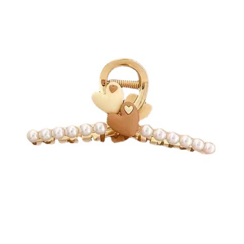 Classic bestseller summer large metal claw clip, feminine flower claw clip, shark clip for the back of the head Item Picture