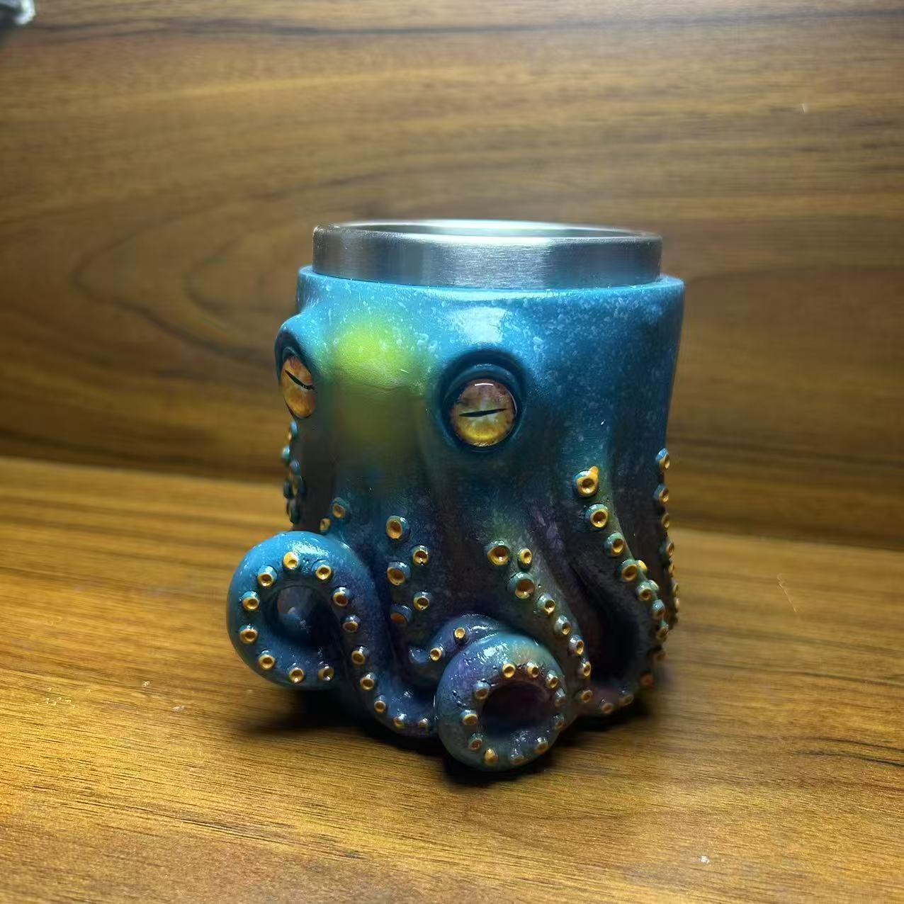 Cross-border new Cthulhu-inspired Pirate Tankard Octopus cup in Cthulhu style undefined