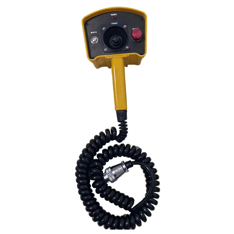 The AGV material handling equipment control handle, handheld end handle, switch box, enable switch, operation handle with analog quantity Item Picture