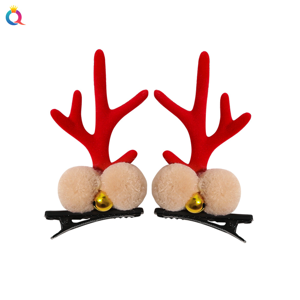 Qiyue Cross-border Christmas Hairpins, hair bands, snowflakes, elk, Elderly Christmas headbands, hair bands, headwear and hair accessories wholesale Item Picture