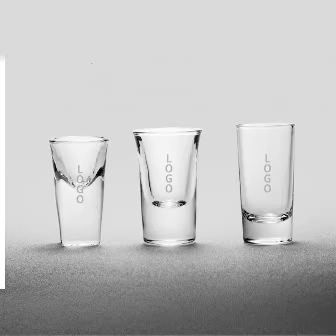 Wholesale modern simple liquor cups, Maotai liquor cups, one-mouth cups, 6-piece bullet cups for restaurants, and Chinese spirits cups details Picture