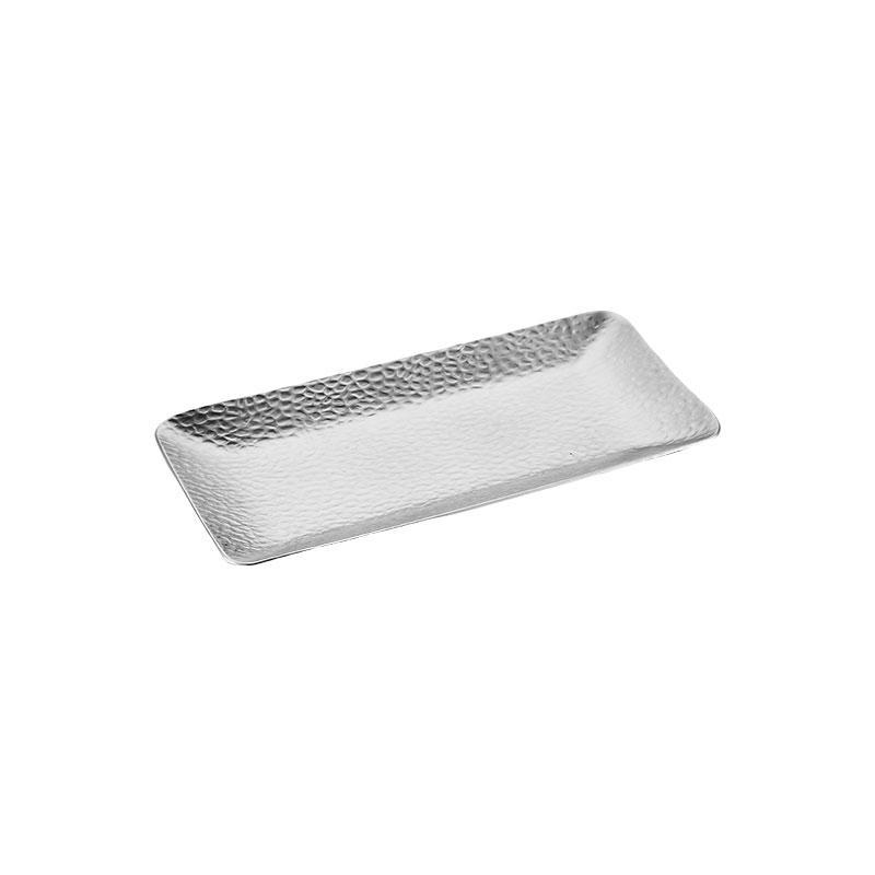 304 stainless steel towel plates, wet tissue plates, bar snack plates, trays, ins creative restaurant dessert and pastry plates Item Picture