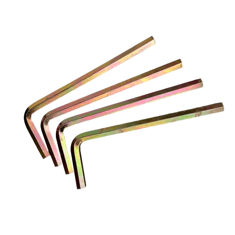 Wholesale of metric and imperial hexagon socket wrenches, flat-head wrenches, 7-shaped hexagon socket with nickel and zinc plating from the manufacturer details Picture