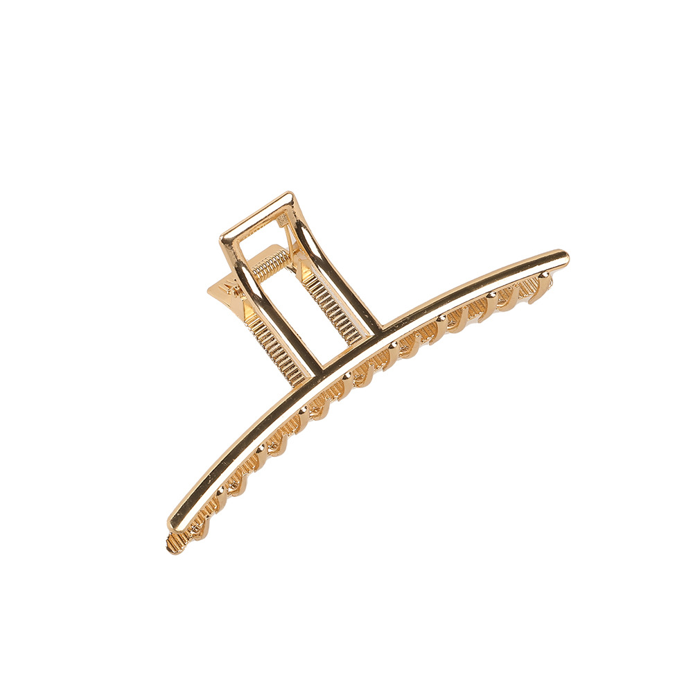 Qiyue Cross-border ins Large metal Grabbers, stylish hair clips, shark clips, updo hair grabbers, headwear and hair accessories wholesale Item Picture