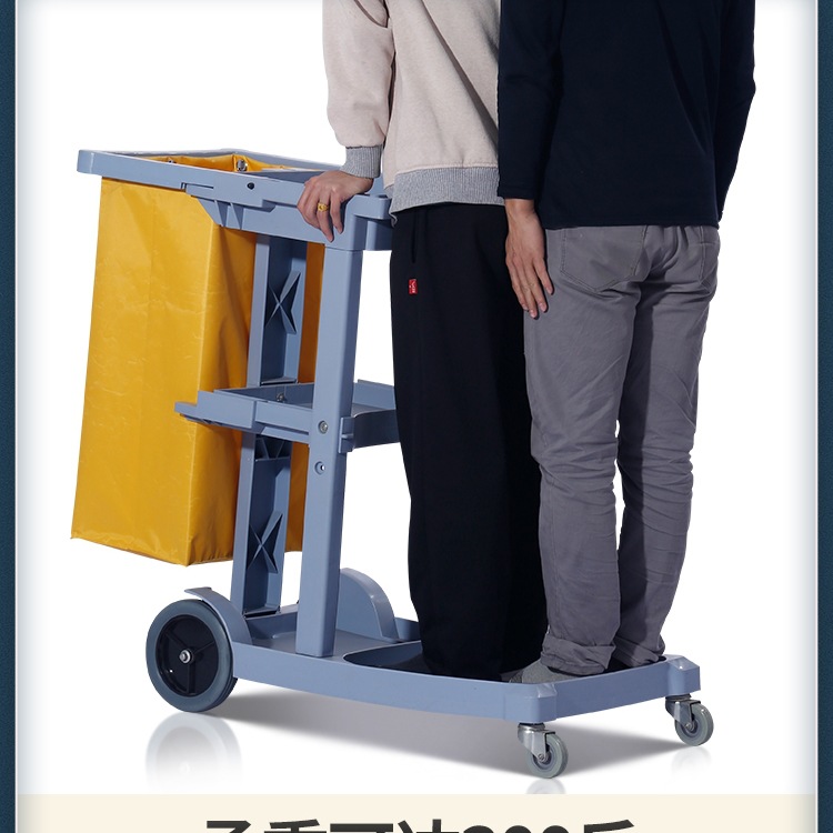 Cleaning cart, a multi-functional mobile trolley, is a property cleaning tool for cleaning hotels and inns Application Scenario